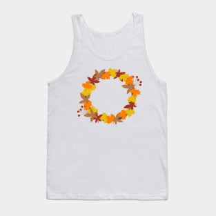 Fall wreath Tank Top